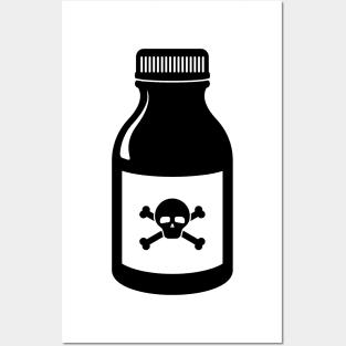 Poison Bottle Icon Posters and Art